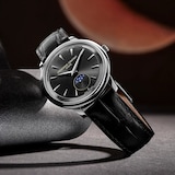 Frederique Constant Classics Moneta Moonphase 37mm Mens Watch Black