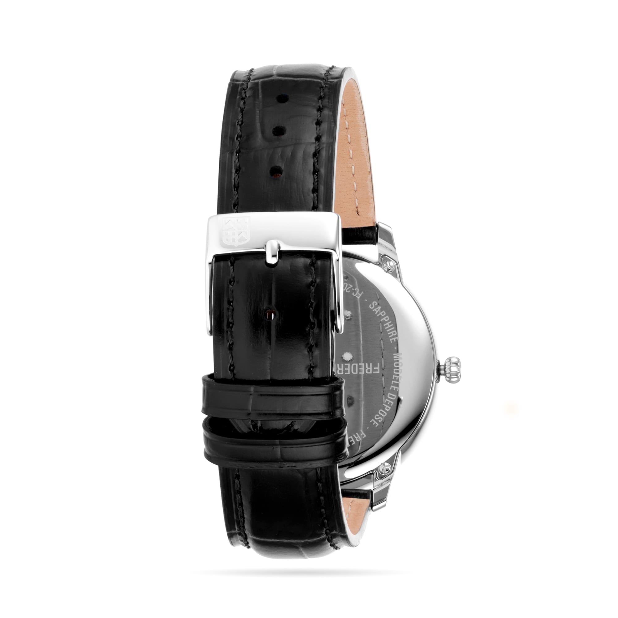 Frederique Constant Classics Moneta Moonphase 37mm Mens Watch Black