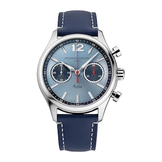 Frederique Constant Classics Vintage Rally Healey Chronograph Automatic Limited Edition 42mm Mens Watch Blue Frederique Constant Classics Vintage Rally Healey Chronograph Automatic Limited Edition 42mm Mens Watch Blue