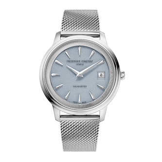 Frederique Constant Classics Moneta Solarmetre 39mm Mens Watch Blue Dial Interchangeable Straps Frederique Constant Classics Moneta Solarmetre 39mm Mens Watch Blue Dial Interchangeable Straps