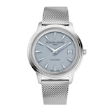 Frederique Constant Classics Moneta Solarmetre 39mm Mens Watch Blue Dial Interchangeable Straps