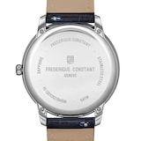 Frederique Constant Classics Moneta Solarmetre 39mm Mens Watch Blue Dial Interchangeable Straps