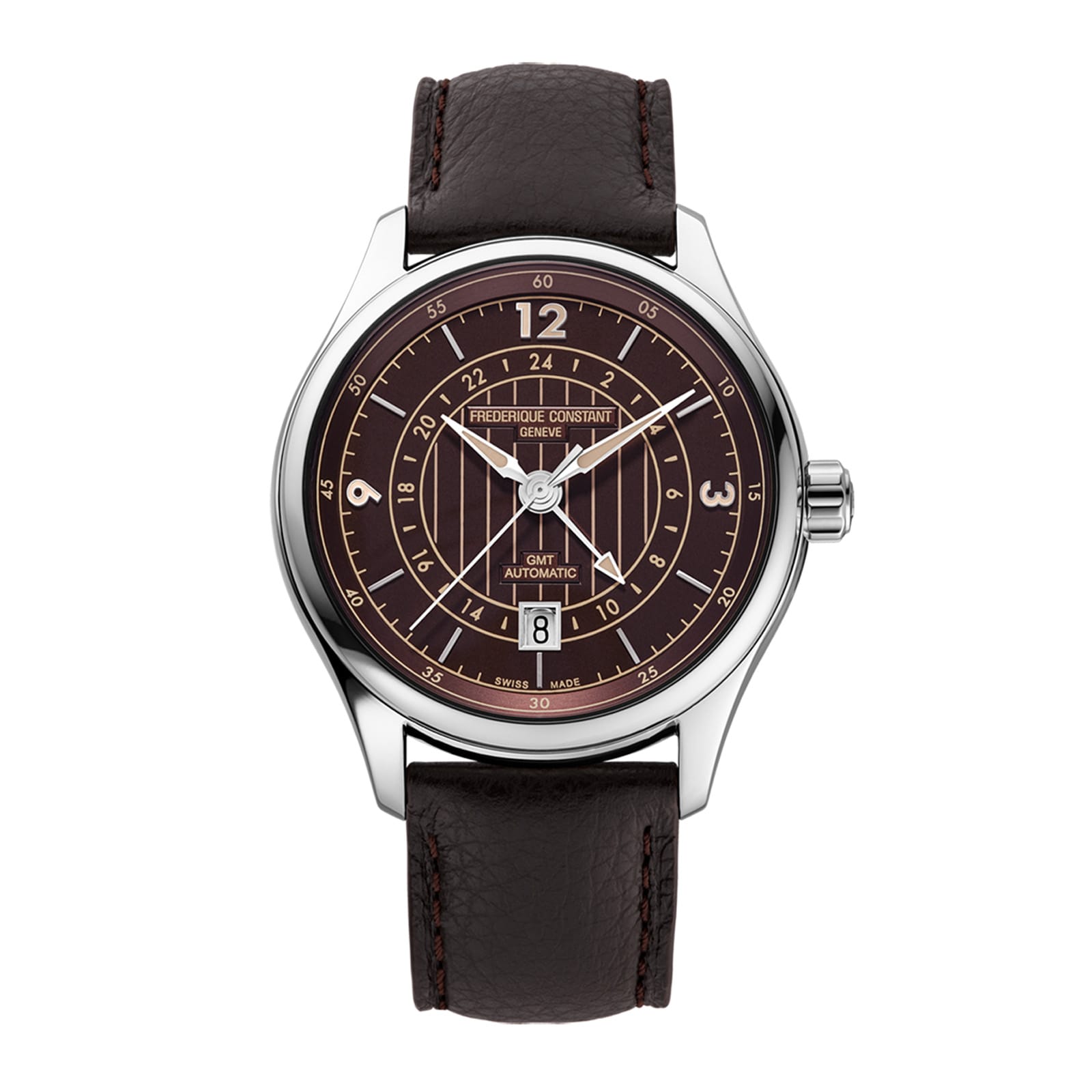 Frederique Constant Runabout Automatic GMT 42mm Brown Frederique Constant Runabout Automatic GMT 42mm Brown