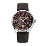 Frederique Constant Runabout Automatic GMT 42mm Brown