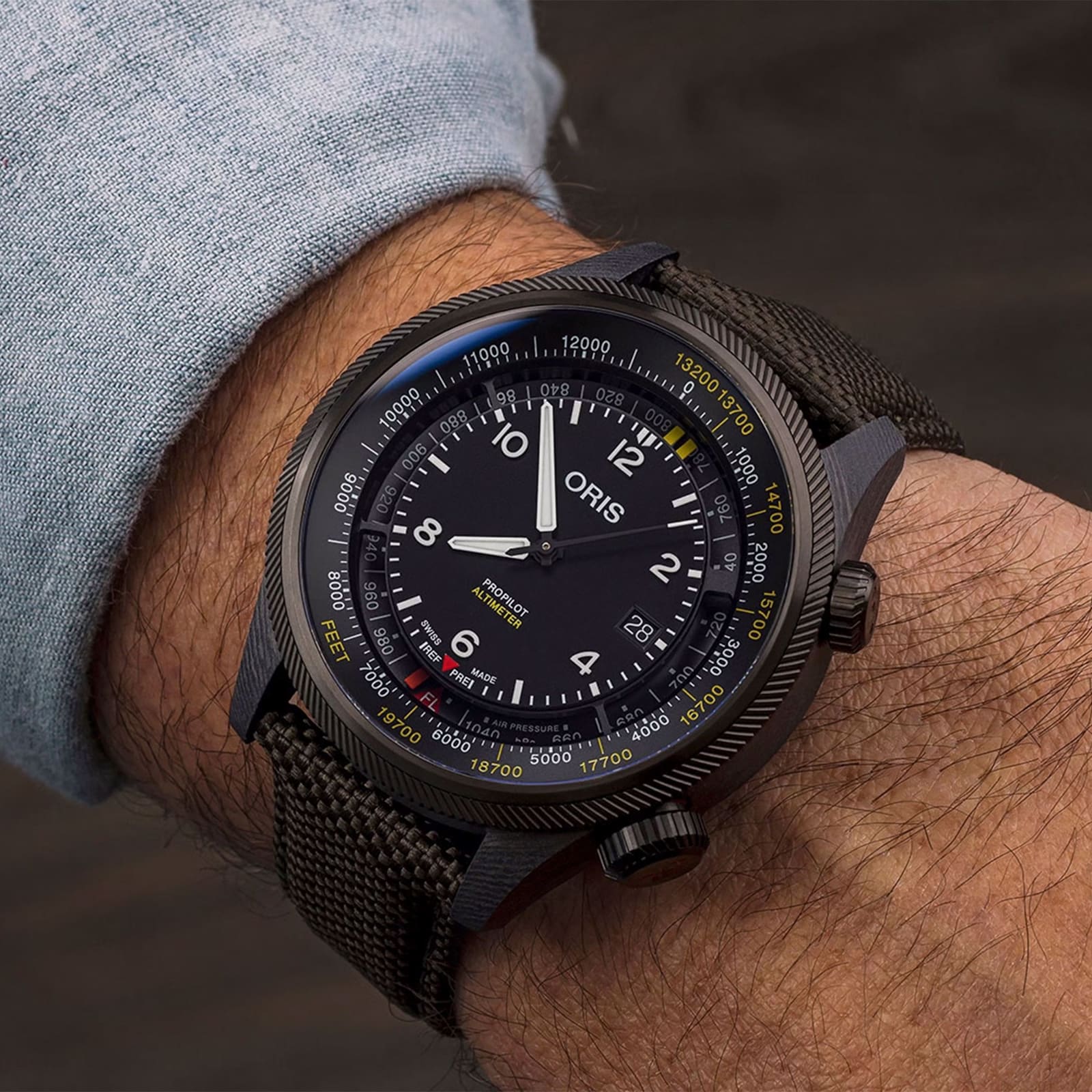 Oris ProPilot Altimeter - Feet Scale 47mm Mens Watch Black