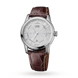 Oris Mens Artelier Small Second Pointer Day Calf Leather Strap Automatic Watch