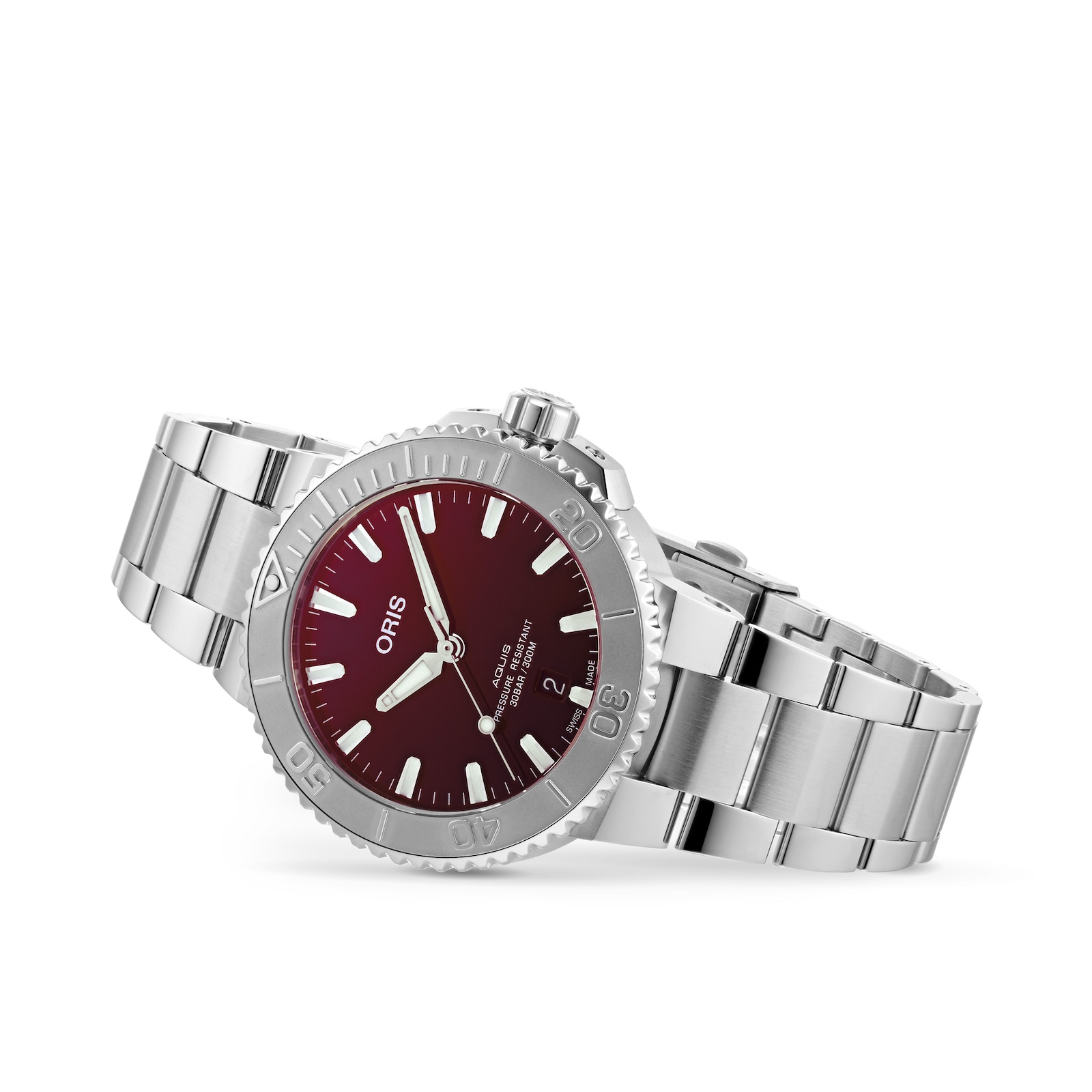 Oris Aquis Cherry Date 41.5mm Mens Watch