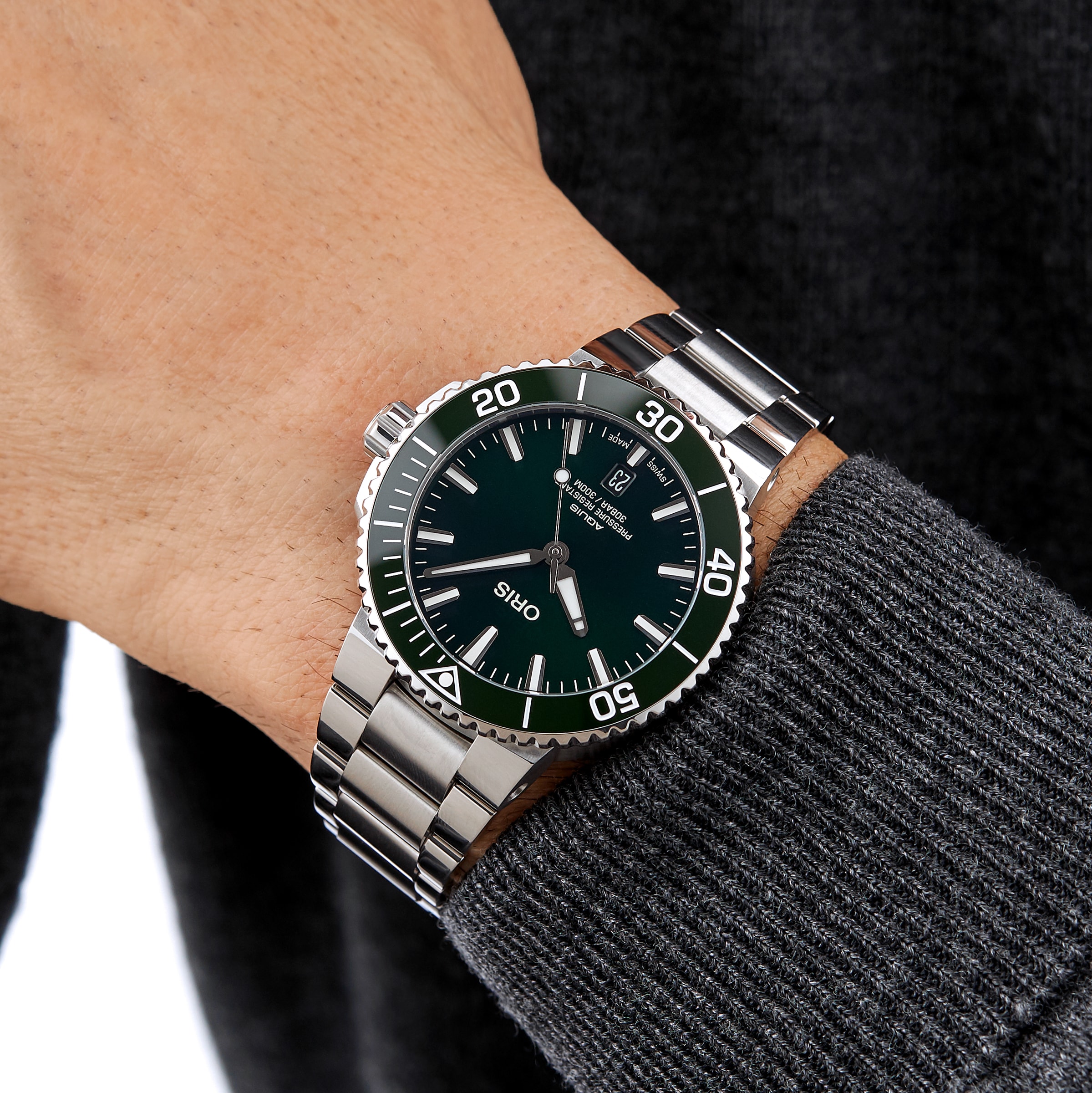 Oris aquis date watch new arrivals