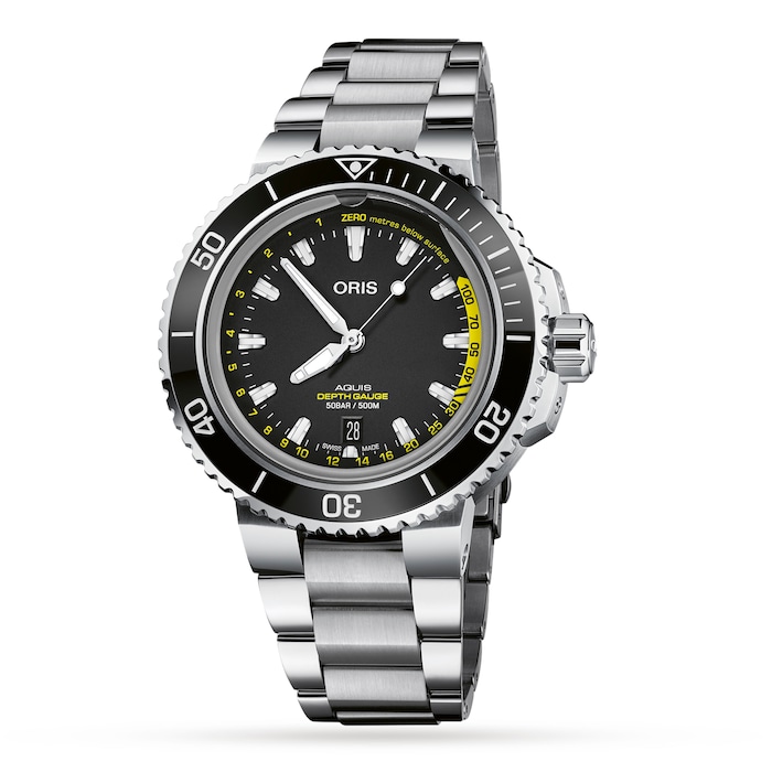 Oris Aquis Depth Gauge 45.5mm Mens Watch