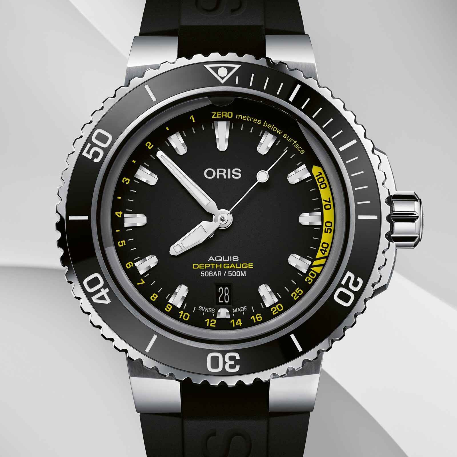 Aquis Depth Gauge 45.5mm Mens Watch