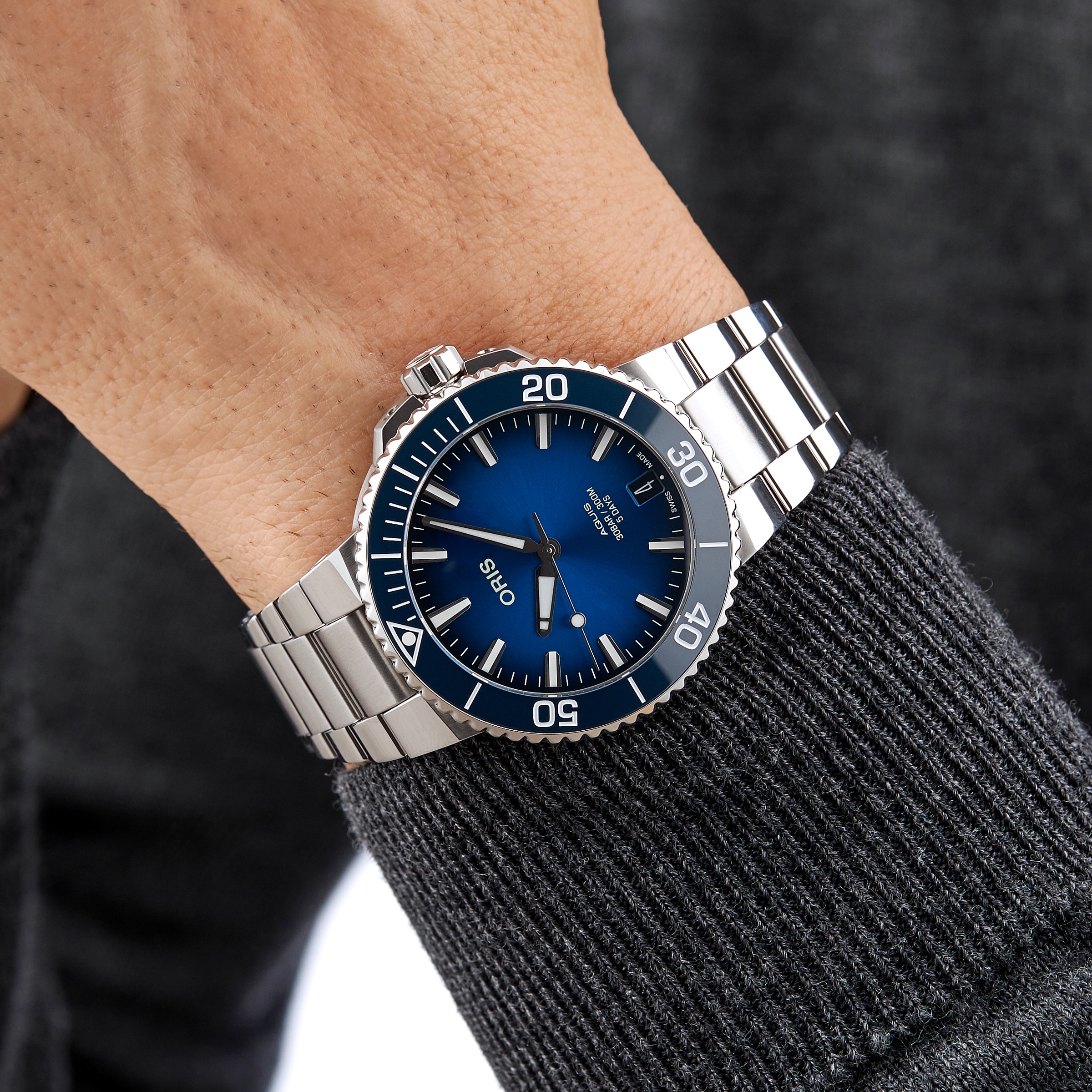 Oris hot sale deep blue