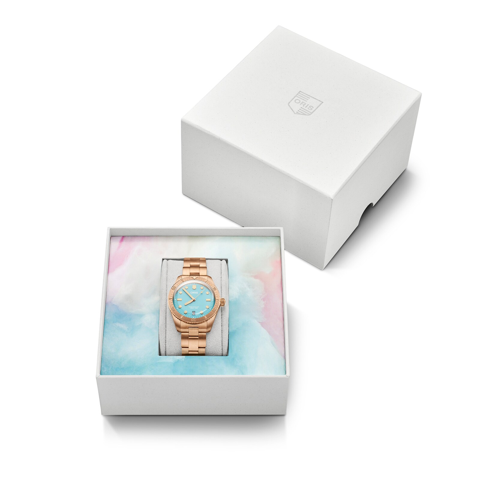 Oris Cotton Candy Blue 38mm Ladies Watch