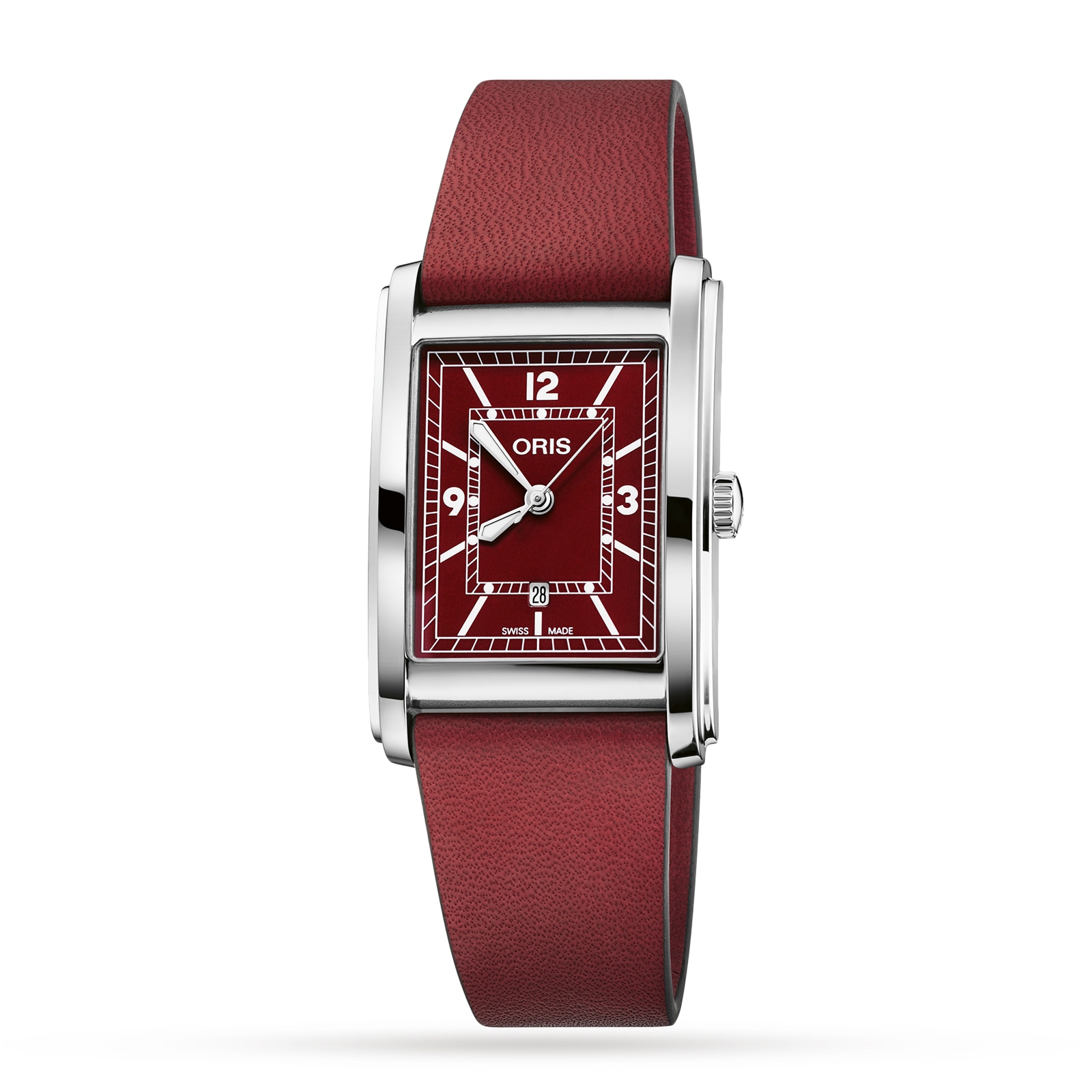 Oris Rectangular Bordeaux 25 x 30mm 01 561 7783 4068 07 5 19 18