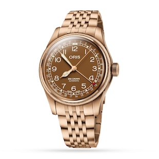 Oris Big Crown 40mm Mens Watch - Brown