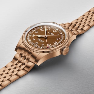 Oris Big Crown 40mm Mens Watch - Brown