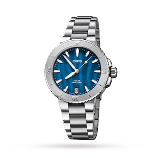 Oris Aquis Date 36.5mm Unisex Watch Blue