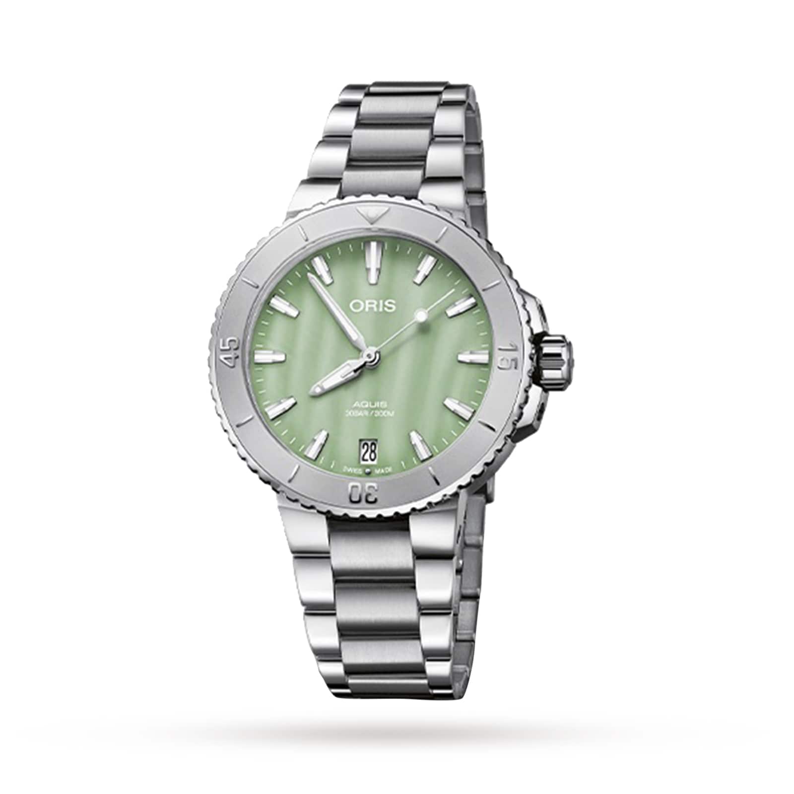 Oris Aquis Date 36.5mm Unisex Watch Green