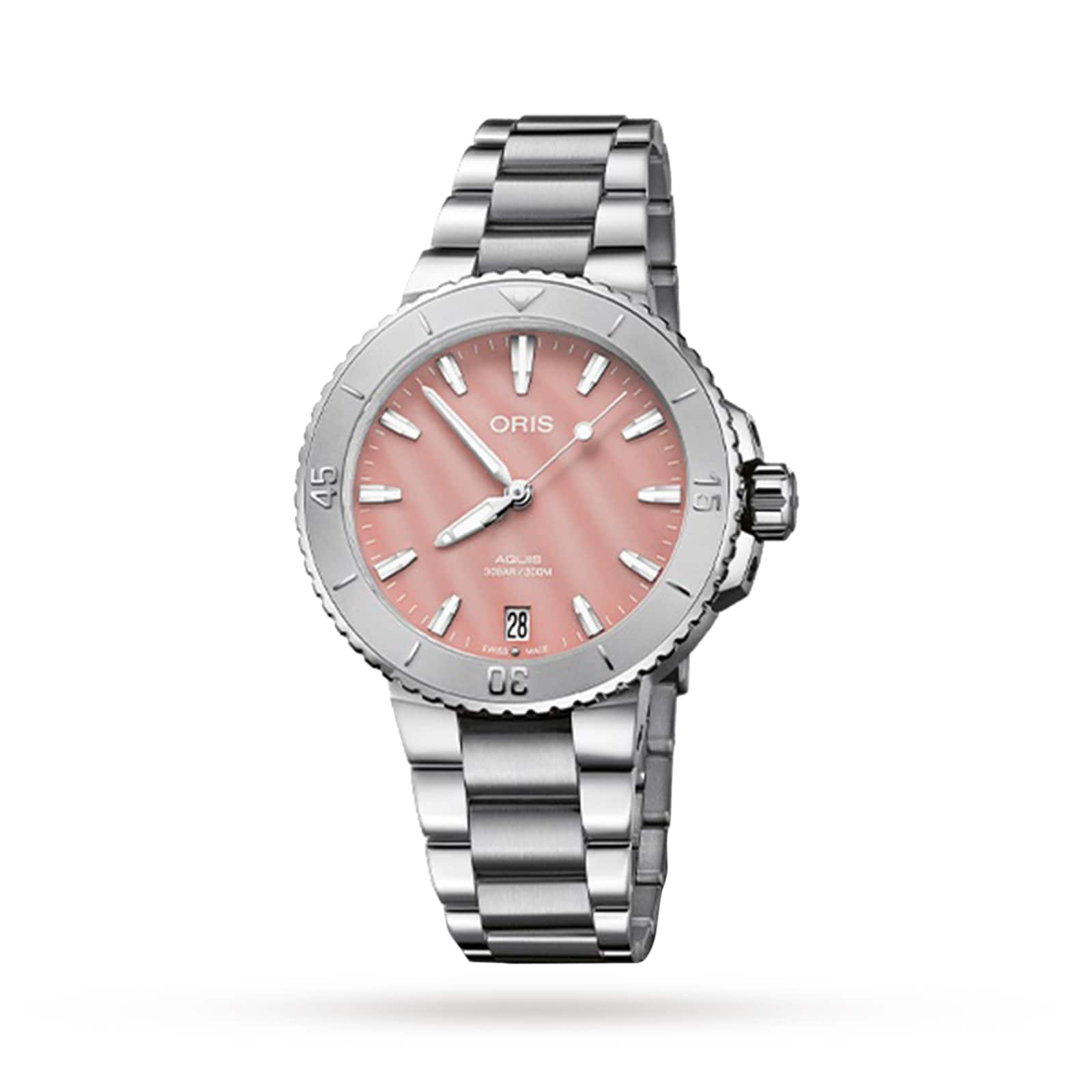 Oris Aquis Date 36.5mm Unisex Watch Pink