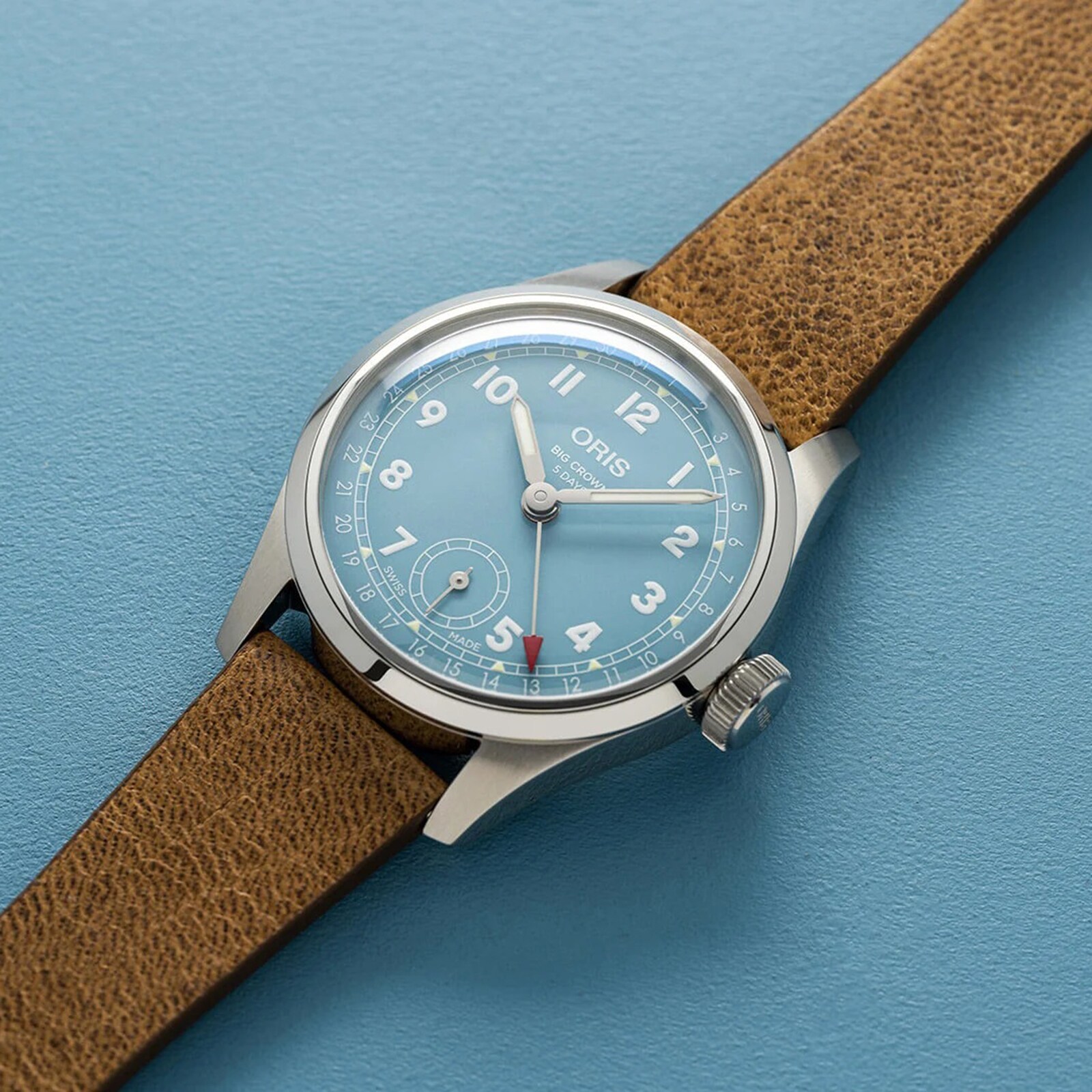 Oris Big Crown Cal 473 38mm Mens Watch - Blue