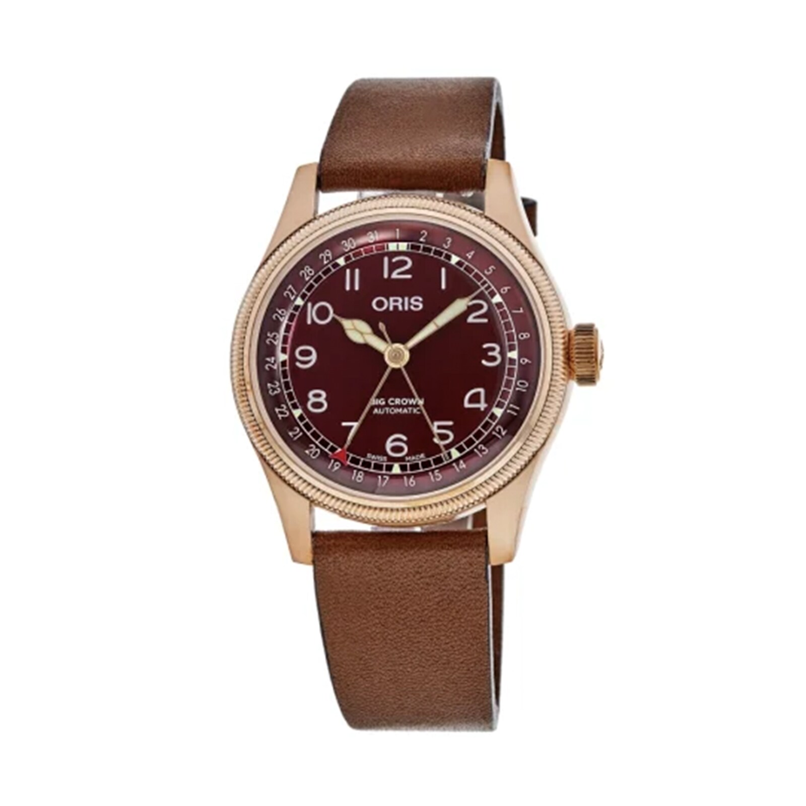 Oris Big Crown 40mm Mens Watch Red