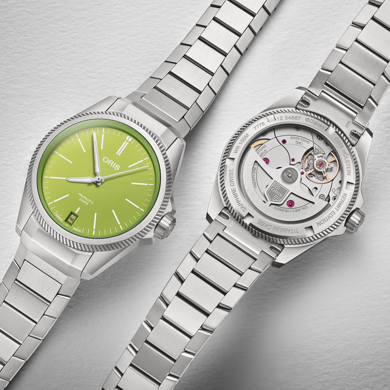 Oris Pro Pilot X 39mm Mens Watch - Kermit Edition©
