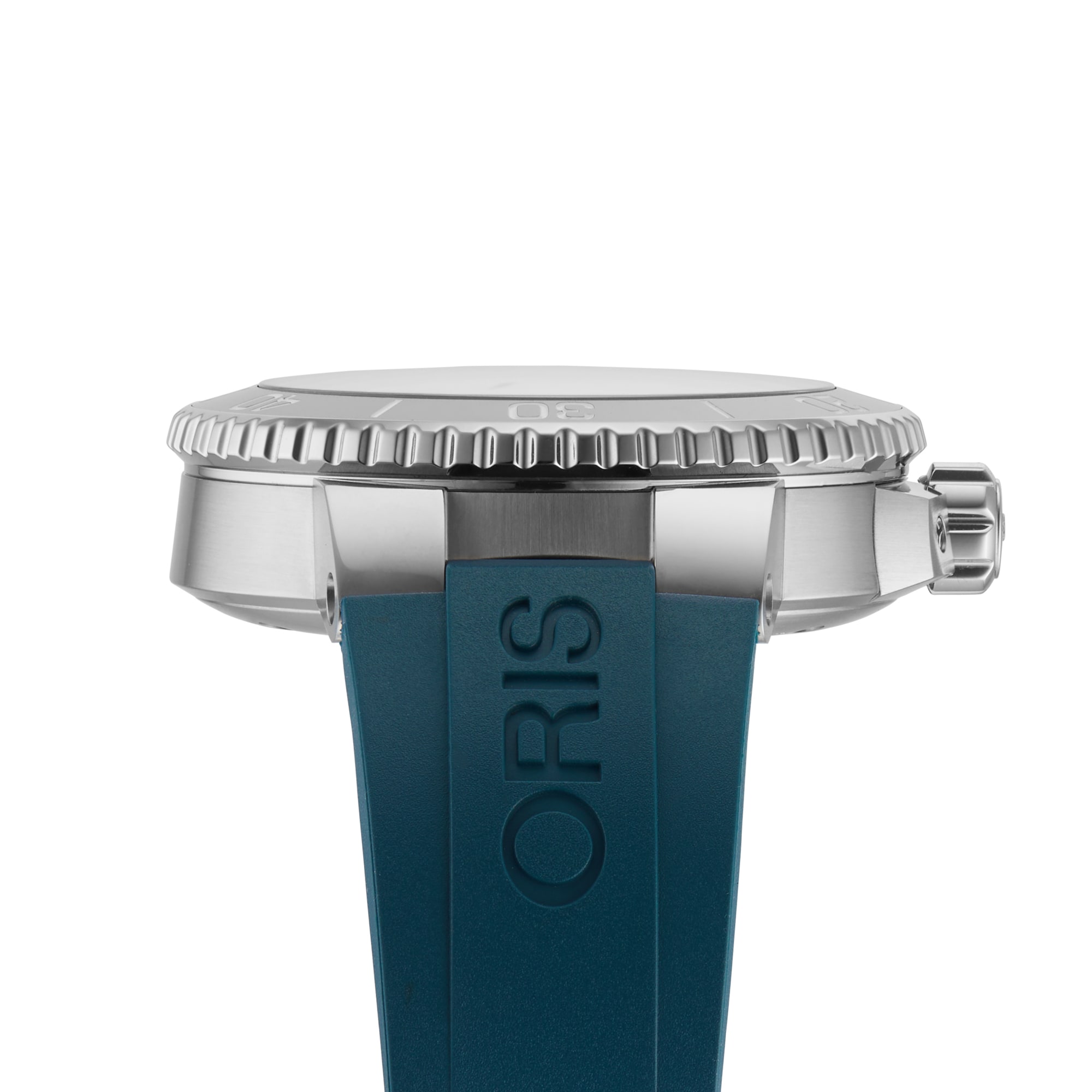 Oris Aquis 45.5mm Mens Watch Blue Rubber 01 743 7733 4155 07 4 24