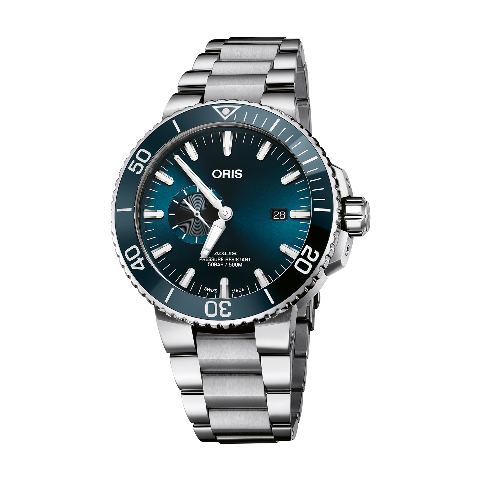 Aquis 45.5mm Mens Watch Blue Stainless Steel