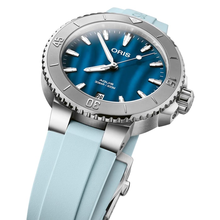Oris Aquis Date 36.5mm Unisex Watch Blue