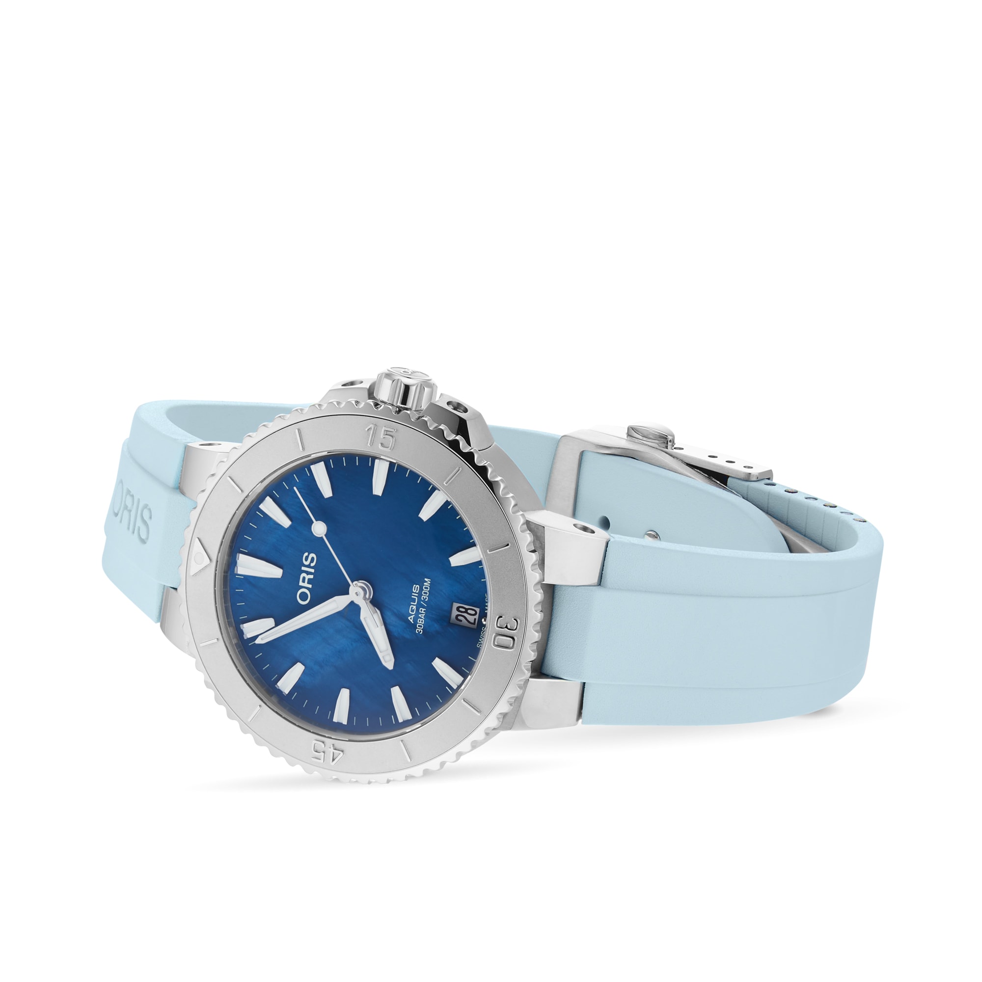 Oris Aquis Date 36.5mm Unisex Watch Blue Oris Aquis Date 36.5mm Unisex Watch Blue