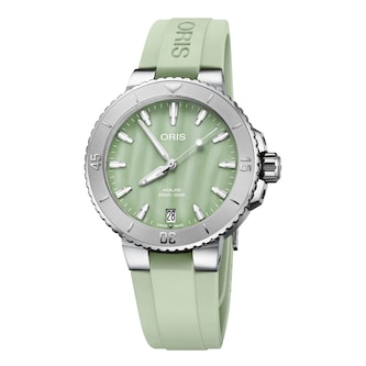 Oris Aquis Date 36.5mm Unisex Watch Green Oris Aquis Date 36.5mm Unisex Watch Green