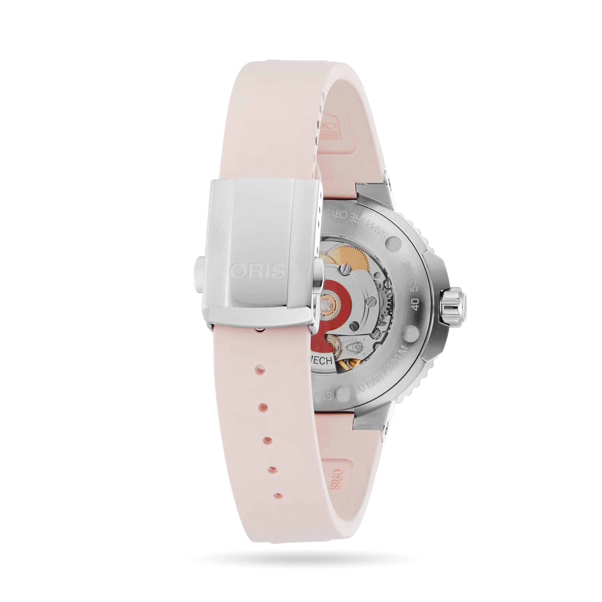 Oris Aquis Date 36.5mm Unisex Watch Pink 01 733 7770 4158 07 4 18