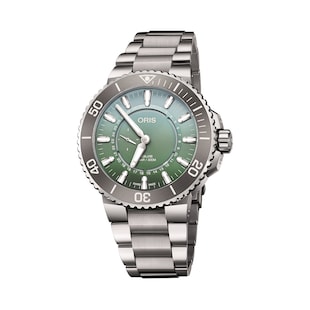 Oris Aquis Dat Watt Limited Edition II 43.5mm Mens Watch Green