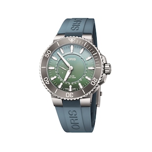Oris Aquis Dat Watt Limited Edition II 43.5mm Mens Watch Green