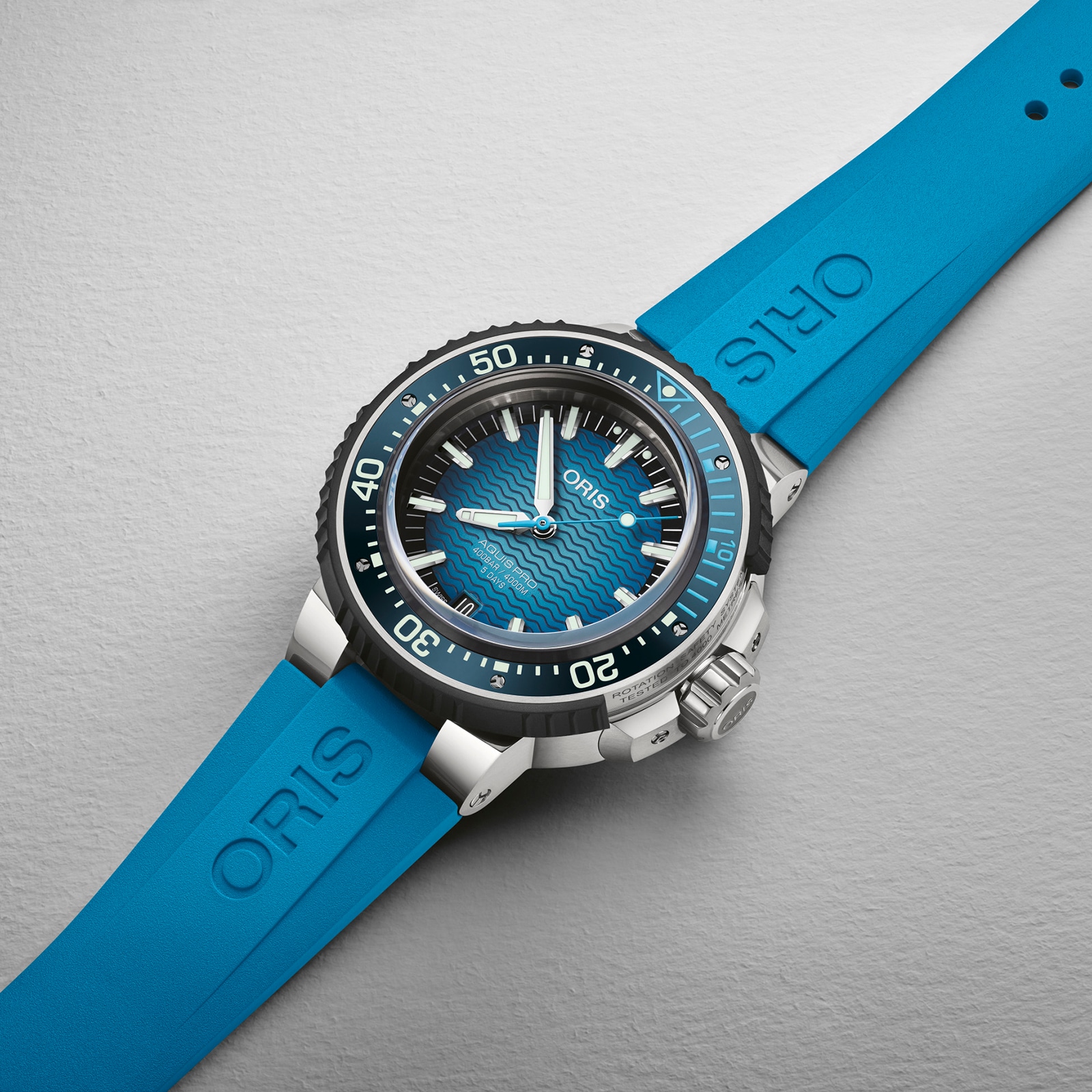 Oris Aquis Pro 4000m 49.5mm Mens Watch Blue