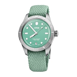 17601213 - Divers Heritage 1965 38mm Unisex Watch Green Fabric
