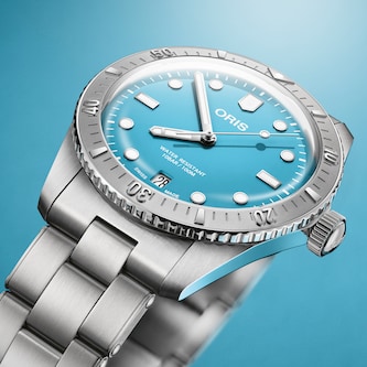 Oris Divers Heritage 1965 38mm Unisex Watch Blue Stainless Steel Oris Divers Heritage 1965 38mm Unisex Watch Blue Stainless Steel