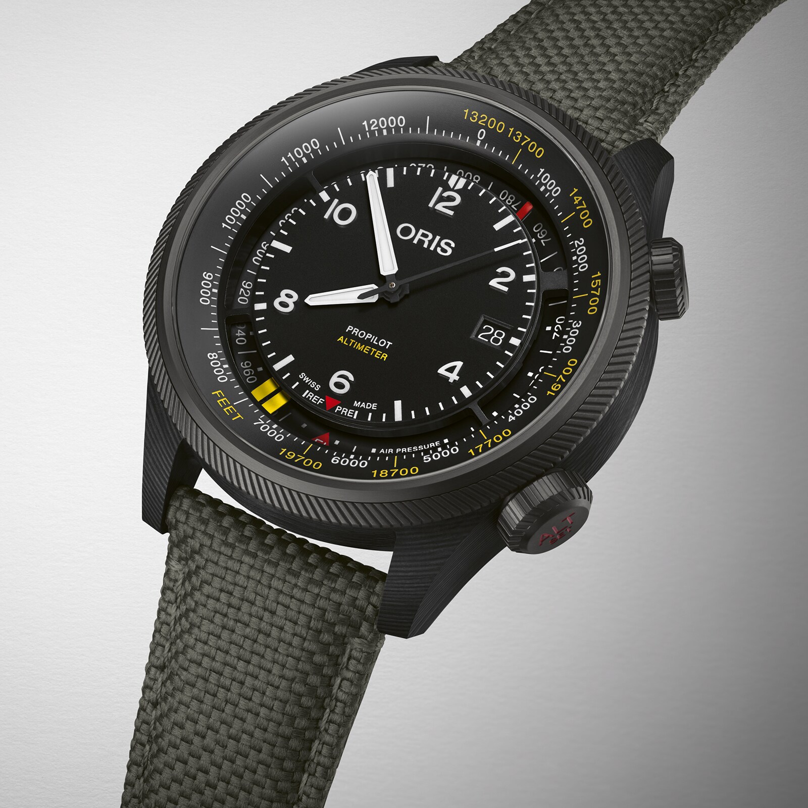 Men's Digital Sports Watch with Altimeter Barometer Compass World Time 50M  Waterproof Pedometer Wrist Watch - Walmart.com