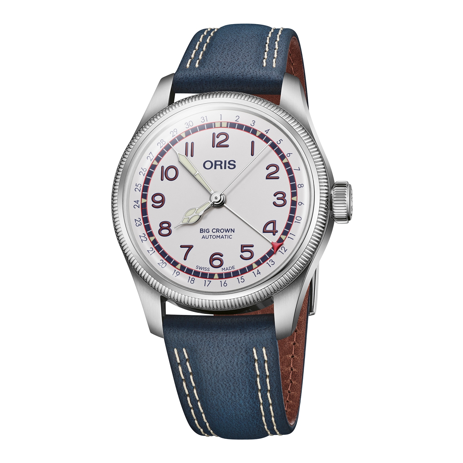 Oris Big Crown Hank Aaron Limited Edition 40mm Mens Watch White