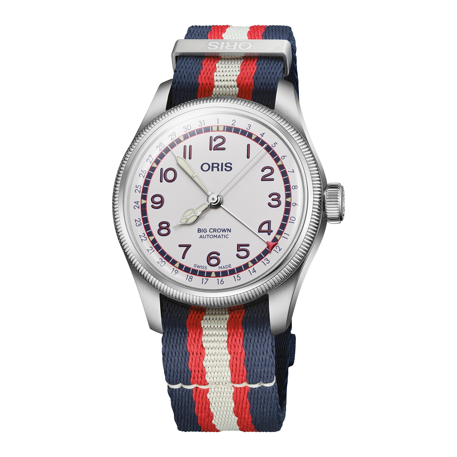 Oris Big Crown Hank Aaron Limited Edition 40mm Mens Watch White Oris Big Crown Hank Aaron Limited Edition 40mm Mens Watch White