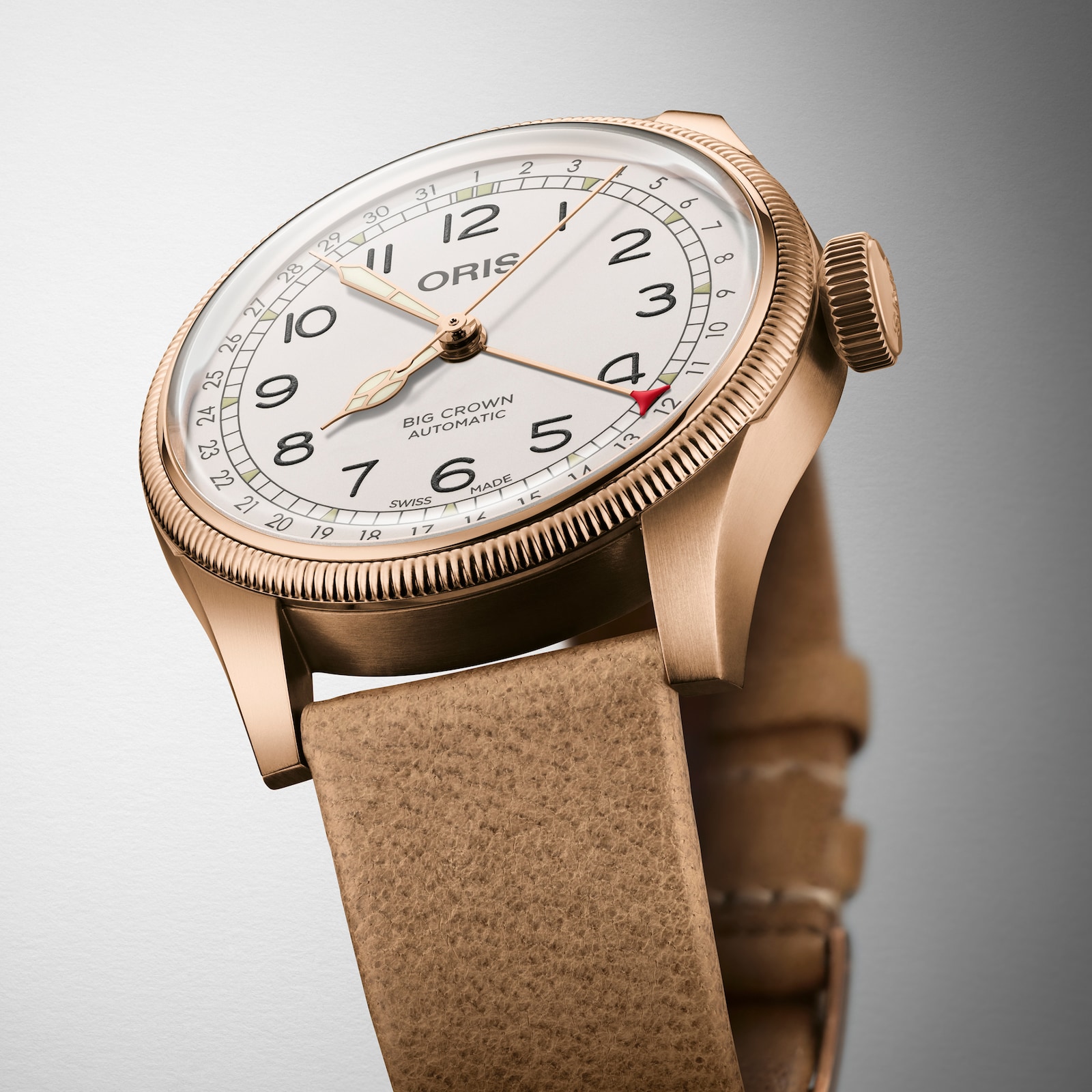 Oris Aviation Big Crown 40mm Unisex Watch White Interchangeable Strap