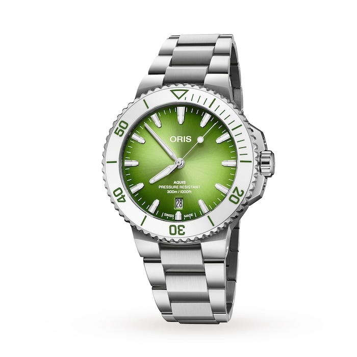 Oris Aquis Date Taste Of Summer 41.5mm Unisex Watch Green