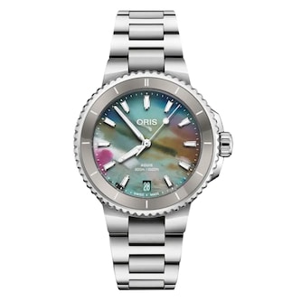 Oris Aquis Date Upcycle 36.5mm Ladies Watch Oris Aquis Date Upcycle 36.5mm Ladies Watch