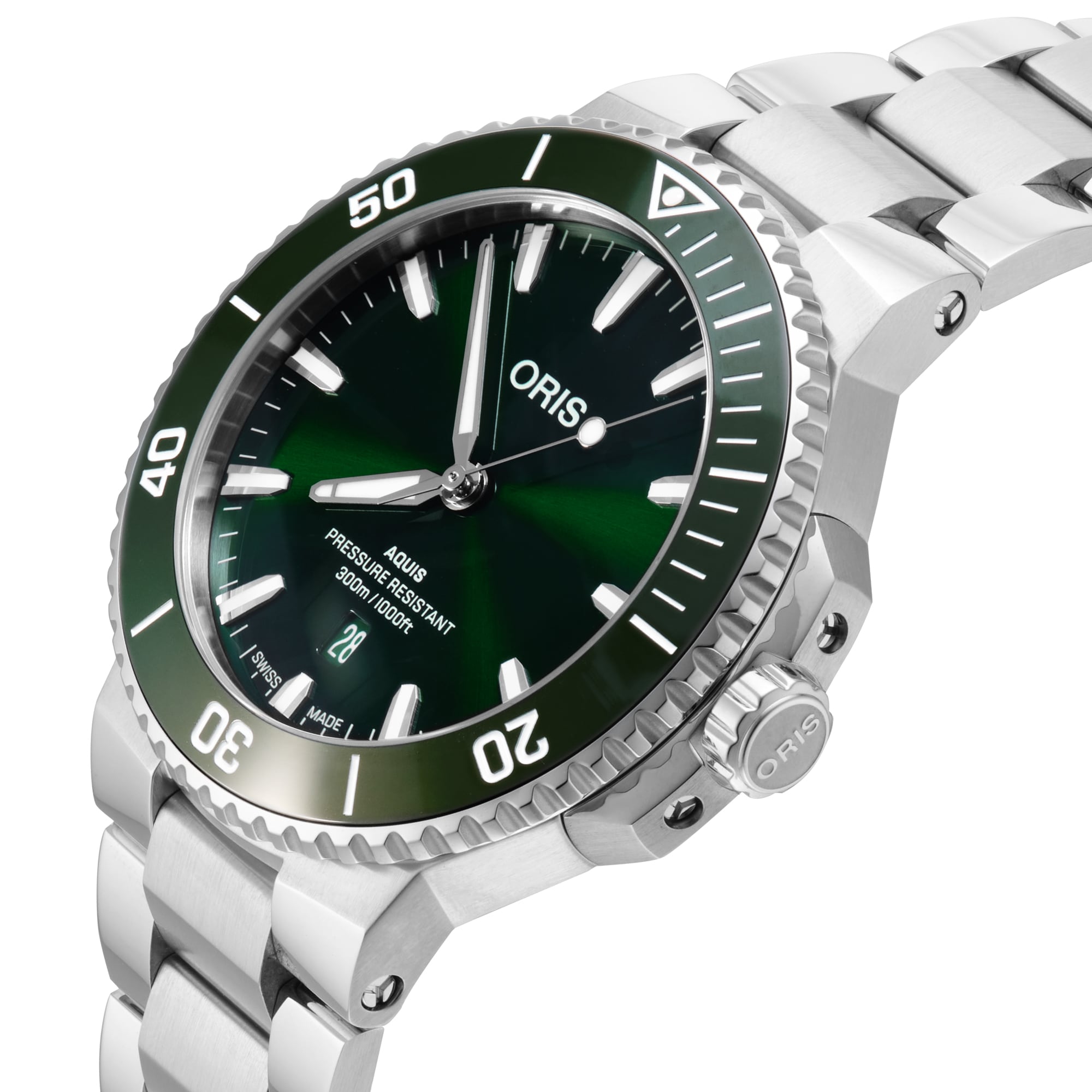 Oris Aquis Date 43.5mm Green Dial Mens Watch Oris Aquis Date 43.5mm Green Dial Mens Watch