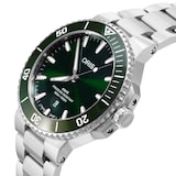 Oris Aquis Date 43.5mm Green Dial Mens Watch