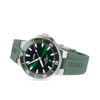 Oris Aquis Date 43.5mm Green Strap