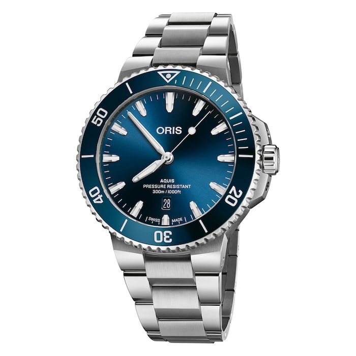 Oris Aquis Date 43.5mm Blue Dial