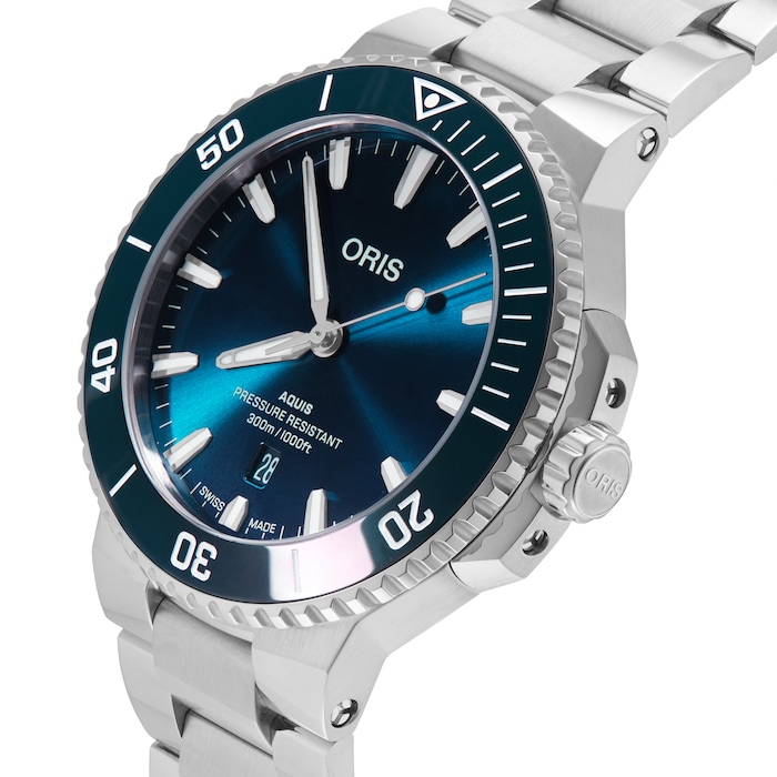 Oris Aquis Date 43.5mm Blue Dial