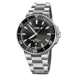 17601254 - Aquis Date 43.5mm Black Dial
