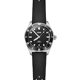 Oris Divers Date 39mm Mens Watch Black Interchangeable Strap