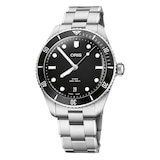 Oris Divers Date 39mm Mens Watch Black Interchangeable Strap